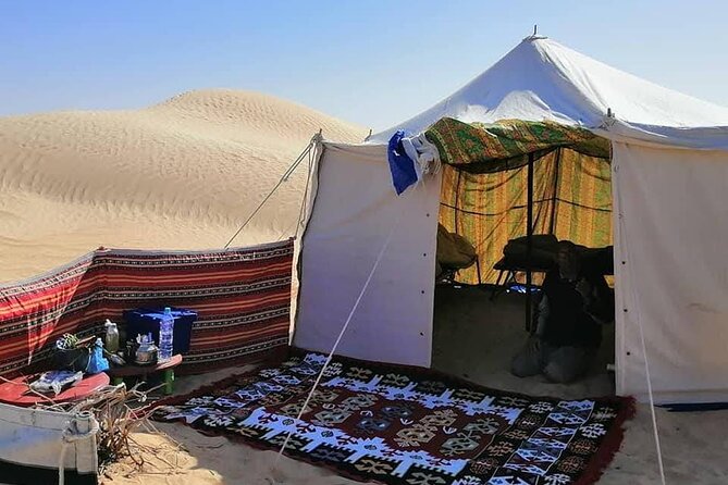 2 days tour to Douz & Ksar Ghilan oasis. and an overnight in the sahara under bedouin tent .. Dinner in the camp, Private Jeep - with english speaking guide. - Why this two-day route works from Djerba