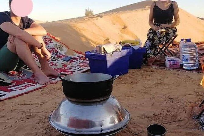 2 days tour to Douz & Ksar Ghilan oasis. and an overnight in the sahara under bedouin tent .. Dinner in the camp, Private Jeep - with english speaking guide. - Matmata and the underground family home