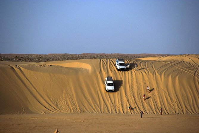 2days 4x4 SAFARI from Sousse, Hammamet,Tunis - 4<em>hotel accommodation – Key Points Before You Book’ /></p>
<ul>
<li><strong>El Jem begins the journey with one of North Africa’s finest Roman monuments</strong>, an impressive amphitheater visited for about an hour.</li>
<li><strong>The Sahara portion includes Douz, dune driving, camel rides, and optional quad biking</strong>, with camel riding costing 12 EUR and ATV riding 25 EUR.</li>
<li><strong>Tozeur gives the trip its best natural pause</strong>, with an oasis walk and a hotel near the oasis.</li>
<li><strong>Sunrise at Chott El Jerid is a major photo opportunity</strong>, but the 20-minute stop is brief.</li>
<li><strong>Star Wars fans get two desert locations</strong>, Sidi Driss near Matmata and a decorated desert set later in the trip.</li>
<li><strong>The schedule is packed and physically tiring</strong>, with an early start, long transfers, off-road driving, and limited rest.</li>
</ul>
<h2 id="el-jem-a-roman-start-worth-the-hour">El Jem: A Roman Start Worth the Hour</h2>
<p><img width="669" height="446" decoding="async" src=