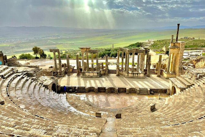 DAY TRIP TO Dougga & Bulla Regia , DEPARTURE FROM Tunis - Baths, Homes, and a Very Practical Roman Toilet