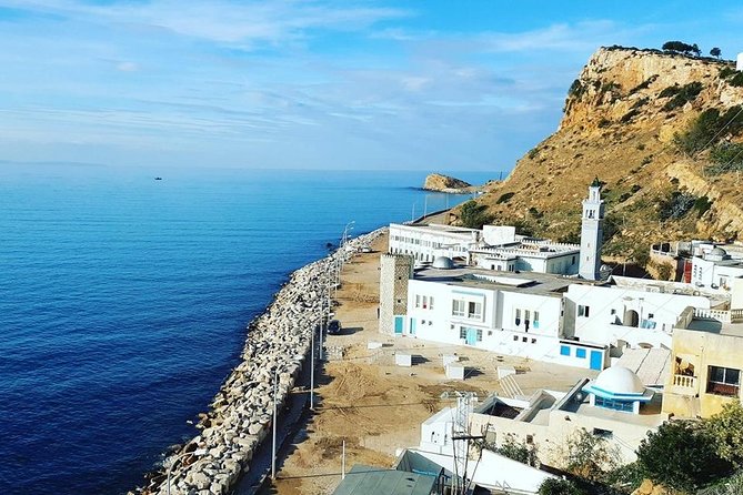 DayTrip to KORBOUS Thalasso-Thermal Bath & Spectacular SEA Cliffs - Seafood from the Gulf of Tunis