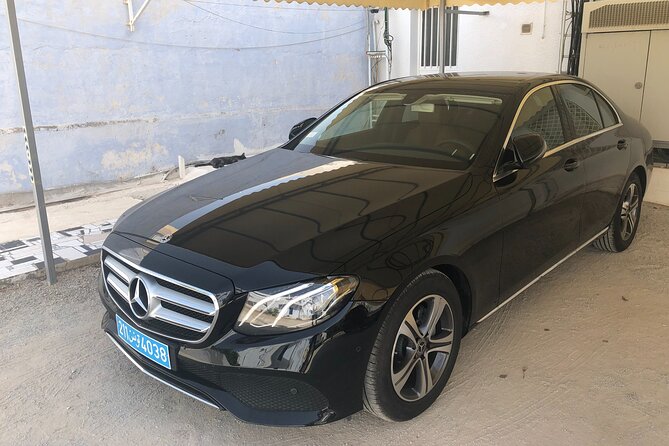 Executive: Transfer Tunis Airport to Hammamet by Mercedes E Class - From Tunis-Carthage Airport to Hammamet