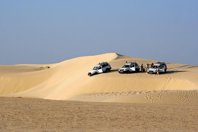 PRIVATE 2 day SAFARI (Ksar Ghilane and Atlas Mountains) from Jerba - Ksar Ghilane: red sand, warm water and optional ATVs