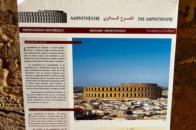Private Half Day Tour to Roman Coliseum EL JEM from Monastir - Timing, comfort, and who should book