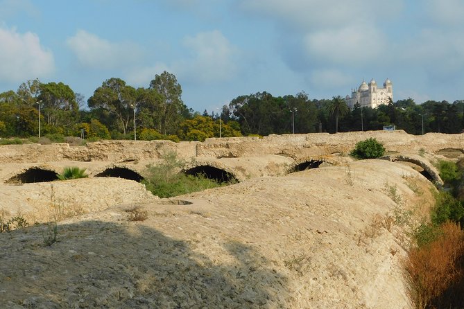Self guided bike tour of Carthage archeological site - Reach the Malga Cisterns and Carthage aqueducts