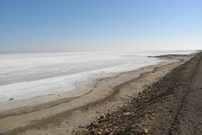 Tozeur and the mountain Oasis - Chott Djerid, the white salt desert