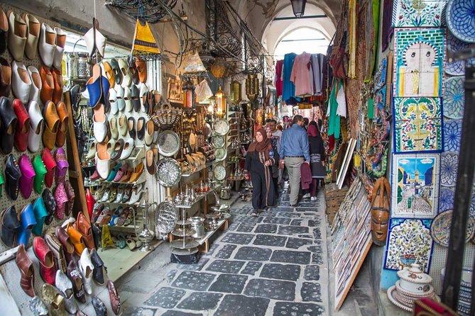 Tunis, Sidi Bousaid and Carthage Day Trip from Monastir - Sidi Bou Said: white walls above the Mediterranean